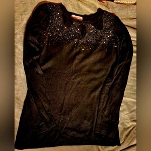Oliver Sweater Women's Black Sparkly Size Large